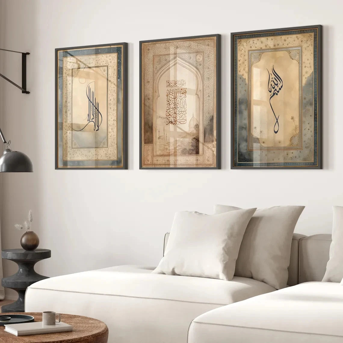 Modern,Religion Islamic Calligraphy Quran Wall Art Print Canvas Painting Poster Picture For Living Room,Bedroom Home Decor Peaceful Pleasures Health and Wellness