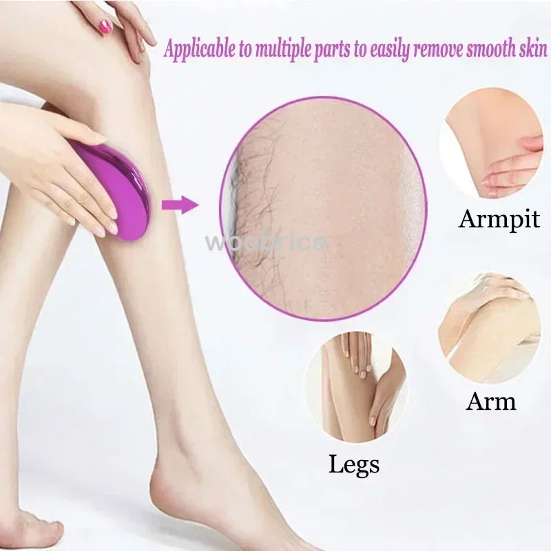 Crystal Hair Eraser – Nano Glass Reusable Hair Removal Tool