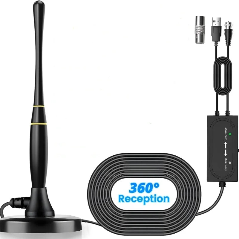 Indoor HDTV Antenna – ATSC & DVB-T2 Free HD TV Reception