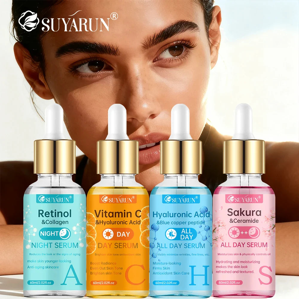 SUYARUN 24H Hydrating Serum 4-Piece Set | Hyaluronic Acid