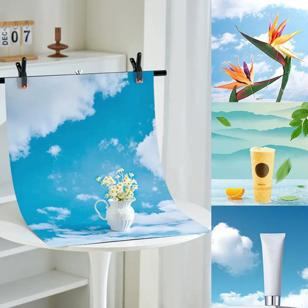 Double-Sided Waterproof Photo Background Board 57×87cm | 3D