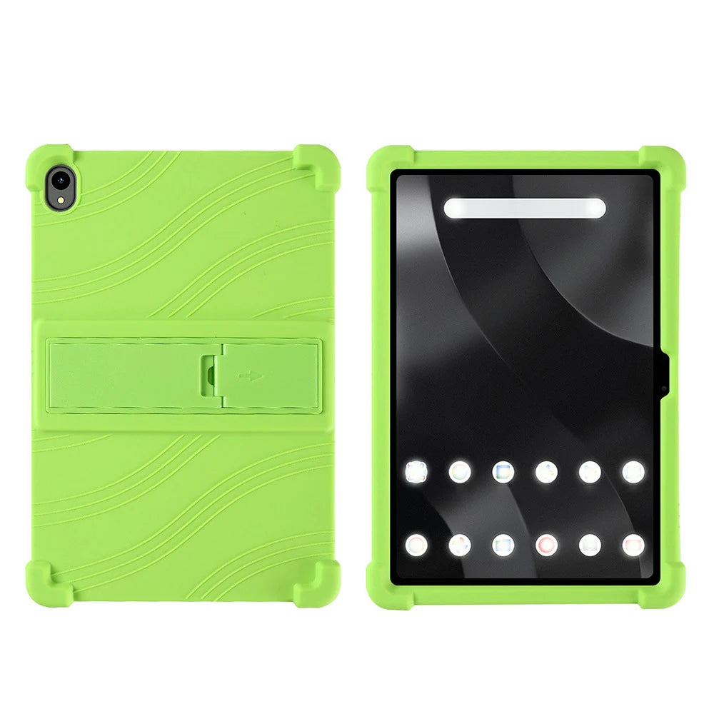For Onn 12.1 Tablet Pro 2024 Model Case Shockproof Cover 12.1 Inch Soft All-Inclusive Drop-Proof Protective Case Peaceful Pleasures Health and Wellness green