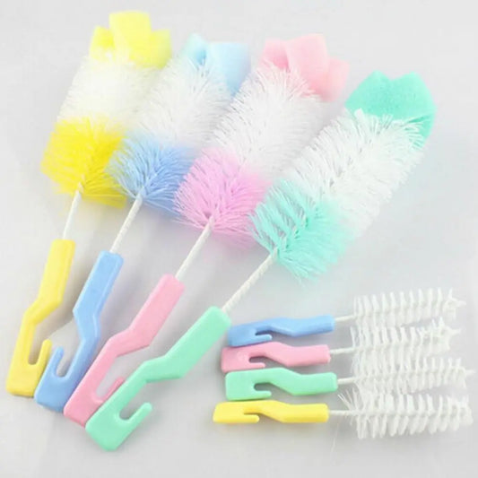 Baby Bottle & Pacifier Cleaning Brush Set – 2-Piece Nylon Bottle Cleaning Brush Set Peaceful Pleasures Health and Wellness