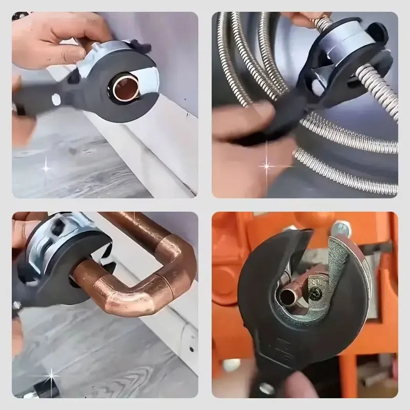 Ratcheting Tubing Cutter 8-29mm Universal Pipe Cutter Stainless Steel Copper Aluminium Ratchet Scissors Hose Cutting Hand Tools Peaceful Pleasures Health and Wellness
