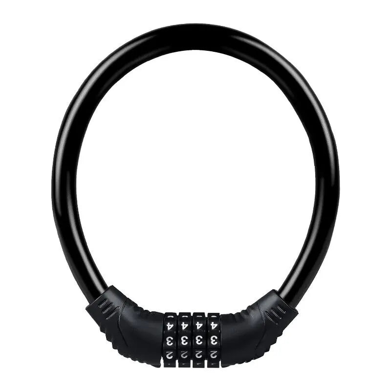 4-Digit Combination Cable Bike Lock – Bicycle & Scooter Security