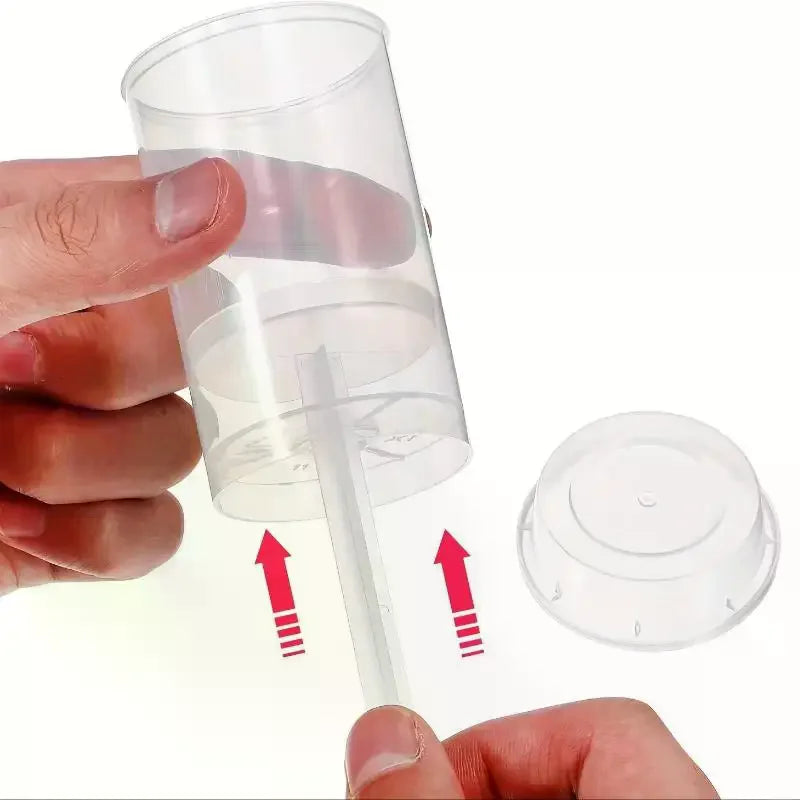 30-Pack Push-Up Cake Shooters with Lids | Clear Dessert Cups Push-Up Dessert Shooters Peaceful Pleasures Health and Wellness