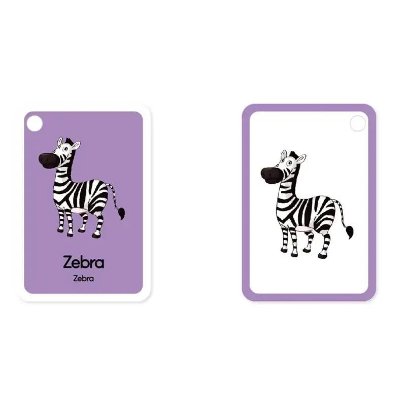 33-Piece Indonesian & English Bilingual Flashcards for Kids