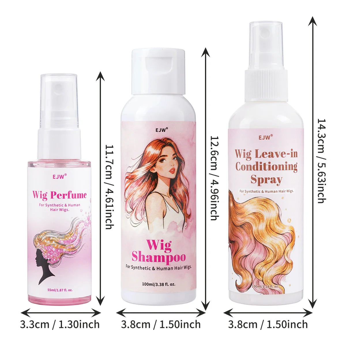 2-in-1 Wig Spray Leave-In Conditioner & Detangler for Wigs