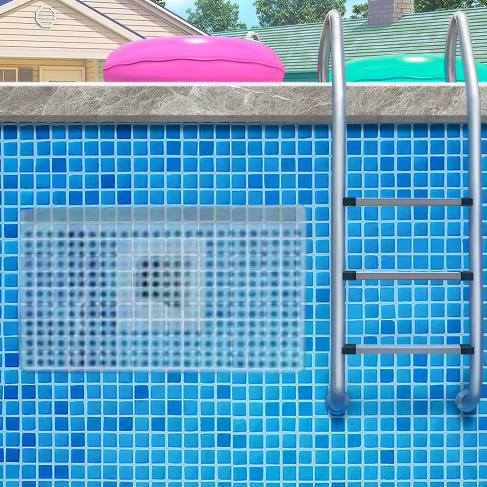 Magnetic Pool Skimmer Screen Rustproof Leaf Catcher Net Cover Replacement for Swimming Pool Pond Leaves Poolside Peaceful Pleasures Health and Wellness