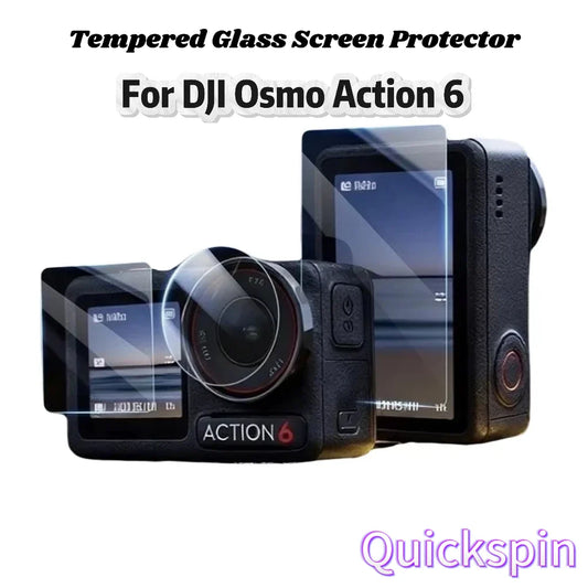 HD Tempered Glass Screen Protector – DJI Osmo Action 6 Camera Screen Protector Oasis Select