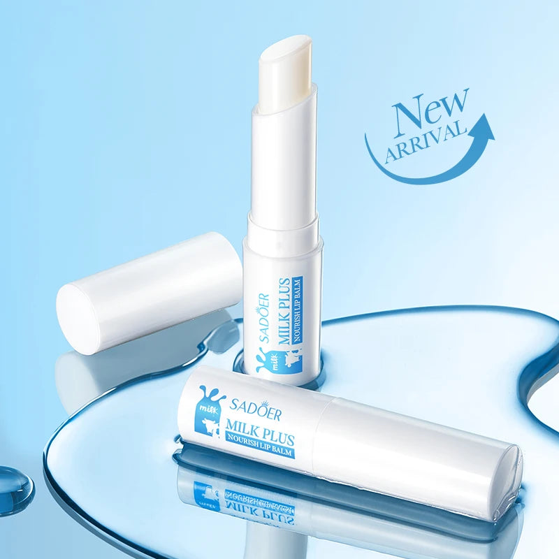 Hyaluronic Acid Lip Balm long-lasting Moisturizing Lip Care, Hydrating & Nourishing Soothe Dryness Softens Rough Lips Peaceful Pleasures Health and Wellness Milk Plus