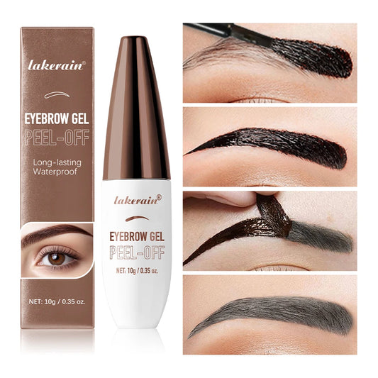 Waterproof Peel Off Eyebrow Gel Tint Semi Permanent Tattoo Brow Tint Transfer-proof, For Fuller & Defined Looking Brows Makeup Peaceful Pleasures Health and Wellness