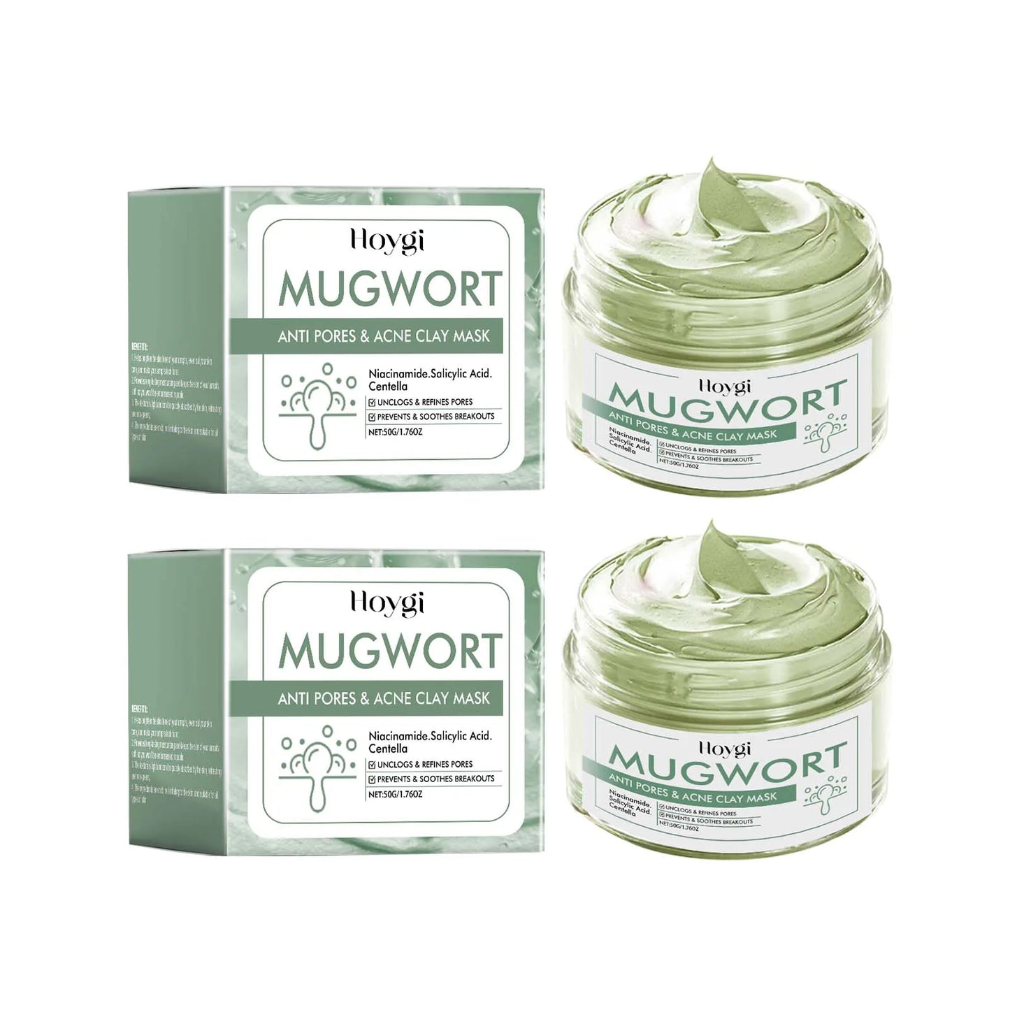Deep Cleansing Clay Mud Mask – Pore Shrinking & Acne Care