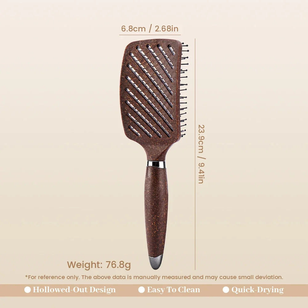 Hollow Out Anti-Static Hair Brush – All Hair Types