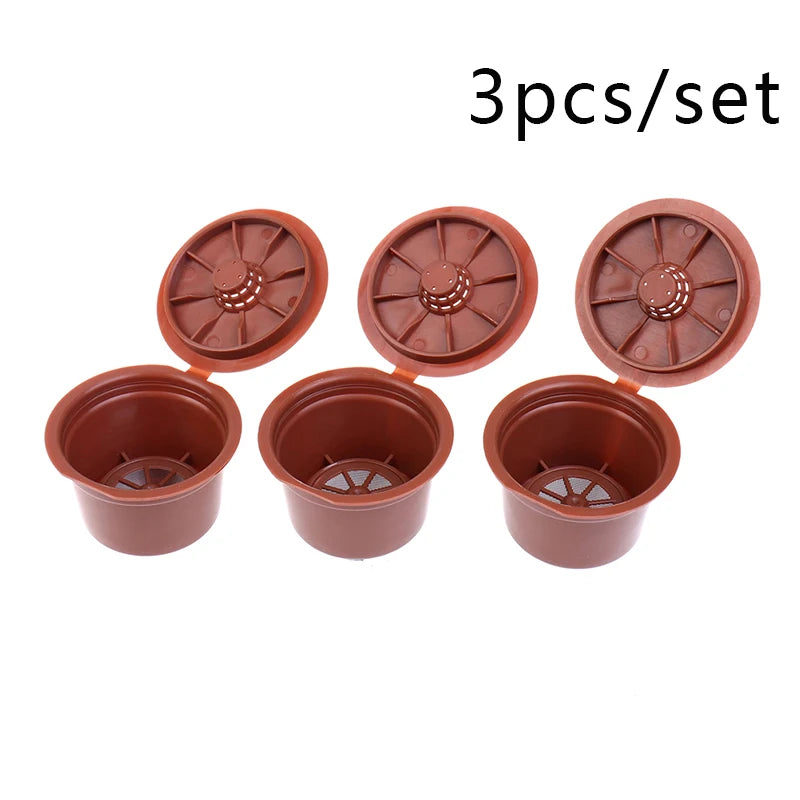 3-Pack Reusable Coffee Capsules for Caffitaly Machines
