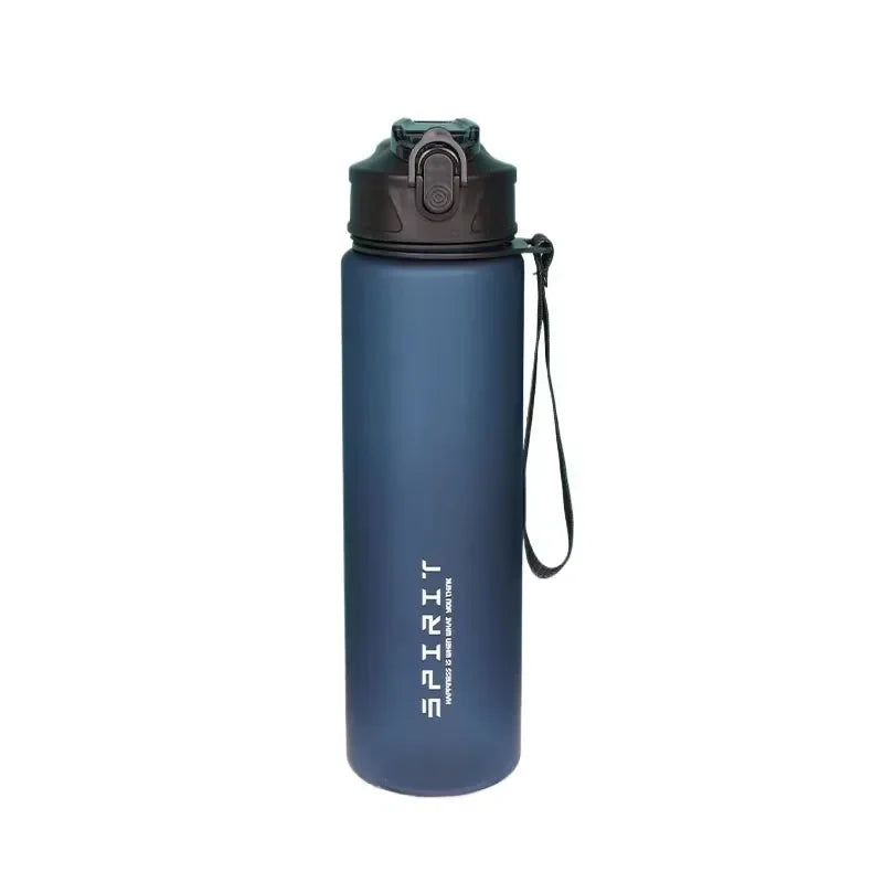 750ml Frosted Water Bottle with Strap – Leak-Proof & BPA-Free