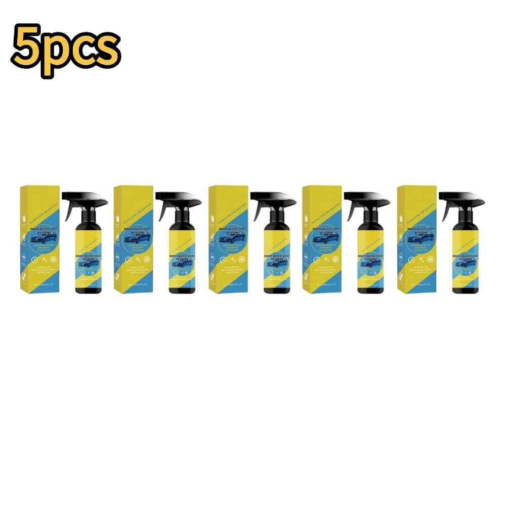 Nano Ceramic Coating Spray for Cars - Long Lasting Protection Peaceful Pleasures Health and Wellness 5pcs