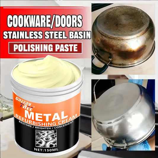 Metal Repair & Polish Paste – Rust Remover for Car, Kitchen & Bath Metal Polish Paste Oasis Select 1 150ml