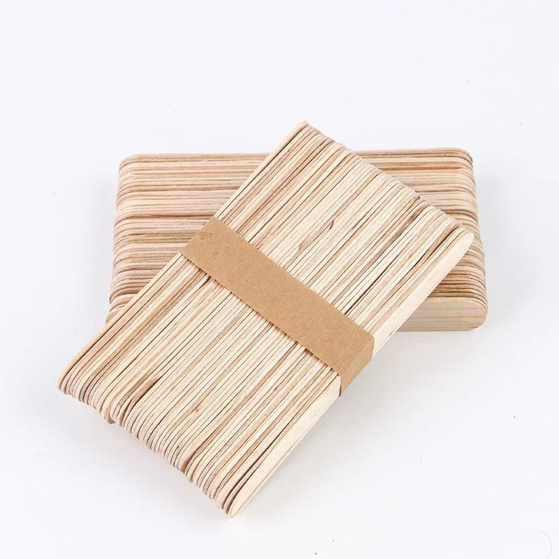 Depilation Tools Wholesale 100pcs/depilation Shaving Wax Stick Beauty Care Tools Pressure Tongue Stick Wax Stick Peaceful Pleasures Health and Wellness