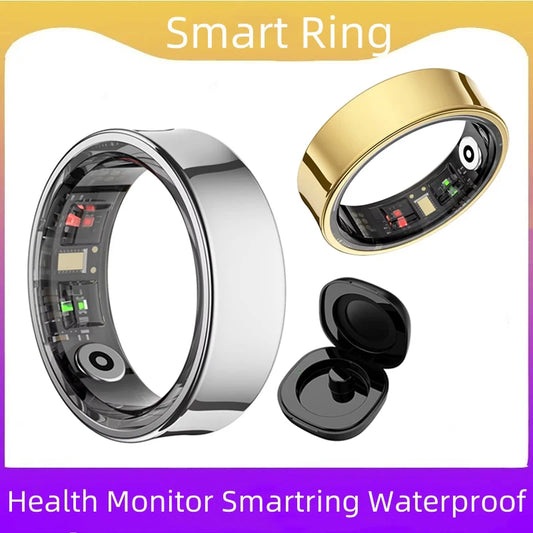 2026 Smart Ring R09 5ATM Waterproof Smartring for Men Women Heart Rate Skin Temperature Monitor Fitness Tracker For Android iOS Peaceful Pleasures Health and Wellness