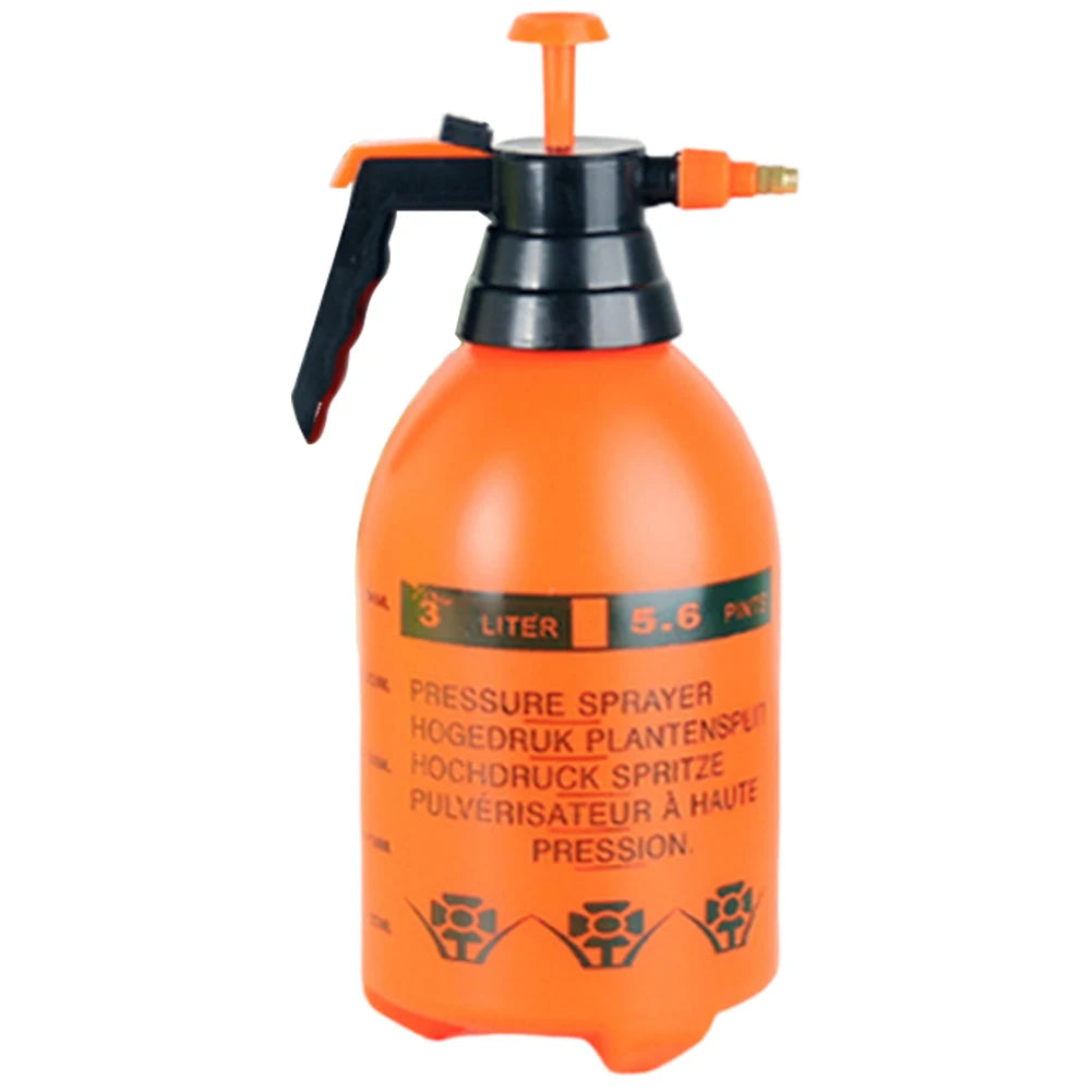 3L Manual Pump Bottle Portable Hand Operated Pressure Spray Bottle Handheld Garden Pump Sprayer Spray Weed Killer/Chemical Water Peaceful Pleasures Health and Wellness