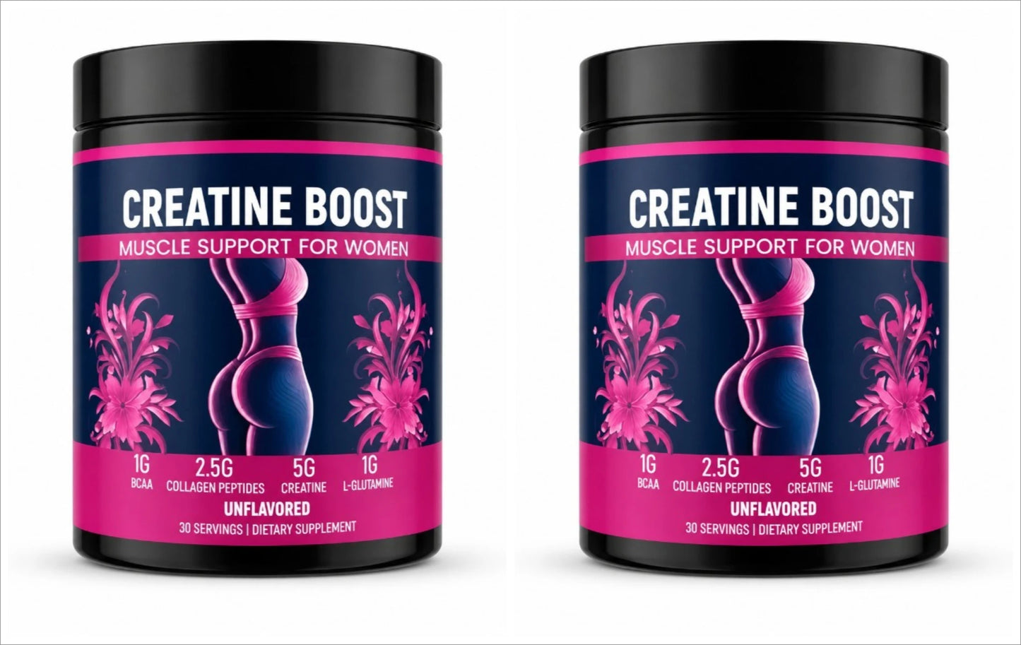 Creatine for Women with Collagen & BCAA – Booty Builder Supplement