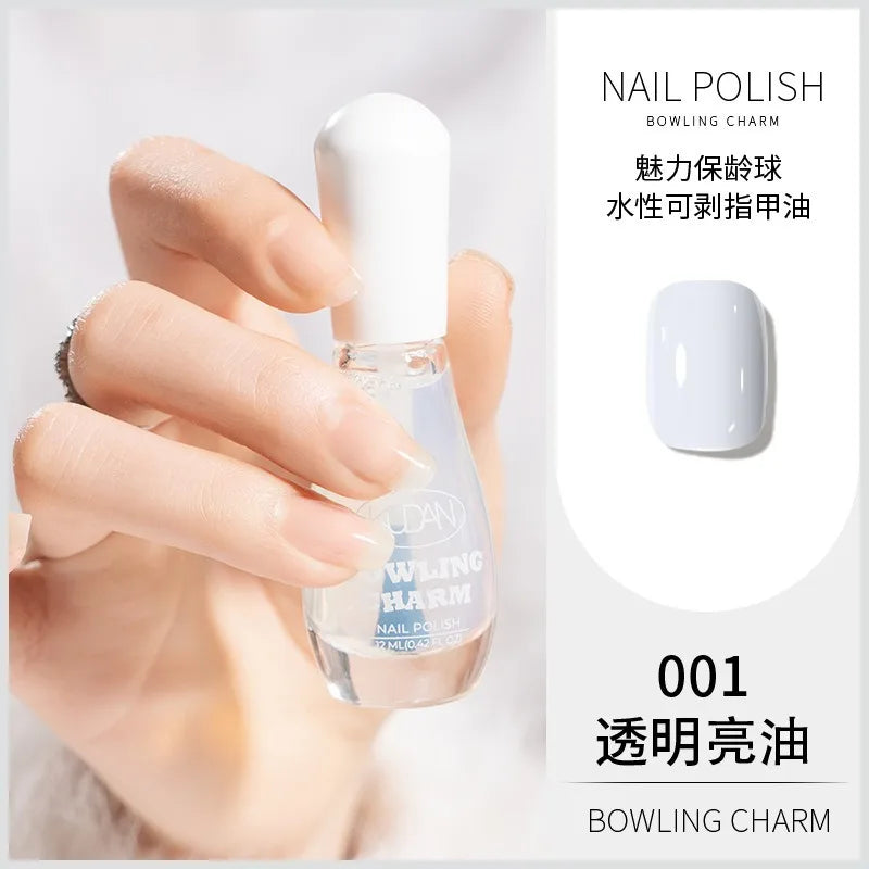 40 Colors Water-Based Nail Polish | Quick Dry No-Lamp Tearable