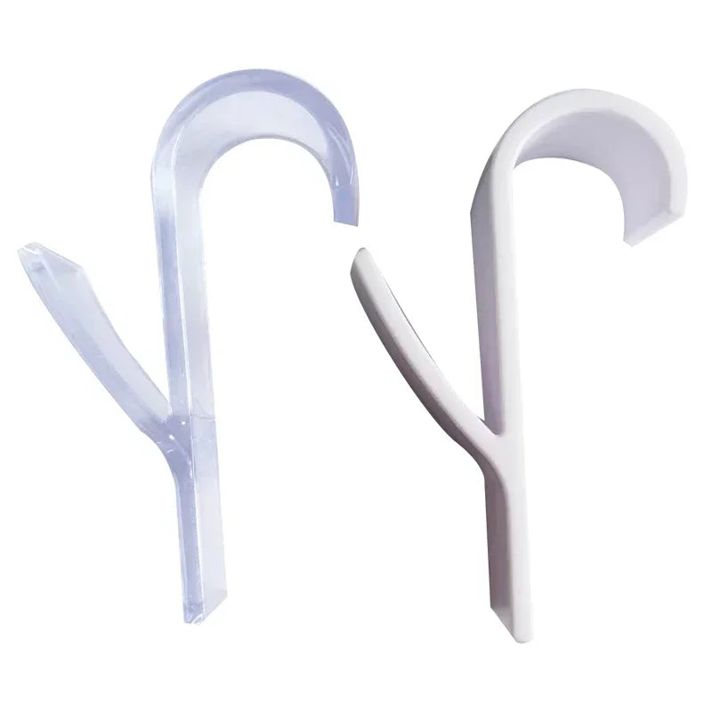Radiator Towel Hanger Hooks – Clip-On PS Plastic Storage Hooks (1–5 pcs)