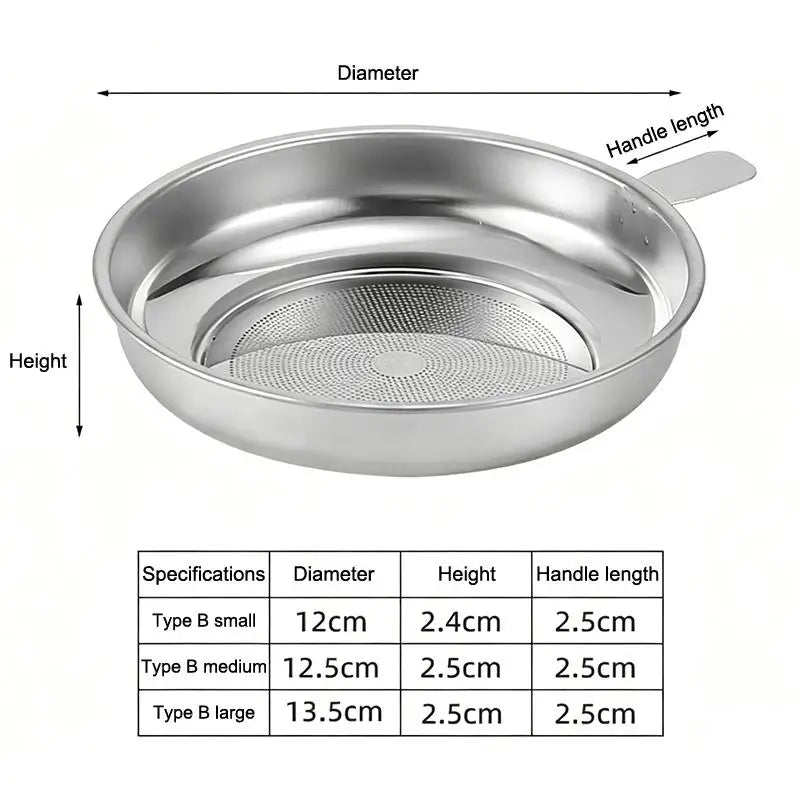 Stainless Steel Fine Mesh Strainer – Tea, Coffee & Flour Sifter