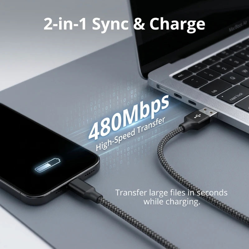 USB To Type-C Nylon Data Cable Supports 10A Ultra-Fast Charging 1m/3m Pptional Both Electrical Charging And Data Transmission Peaceful Pleasures Health and Wellness