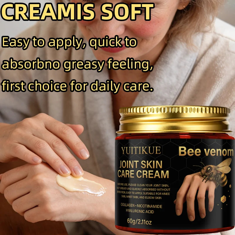YUITIKUE Bee Venom Body & Joint Cream | Collagen Hyaluronic Acid Body Joint Cream Peaceful Pleasures Health and Wellness