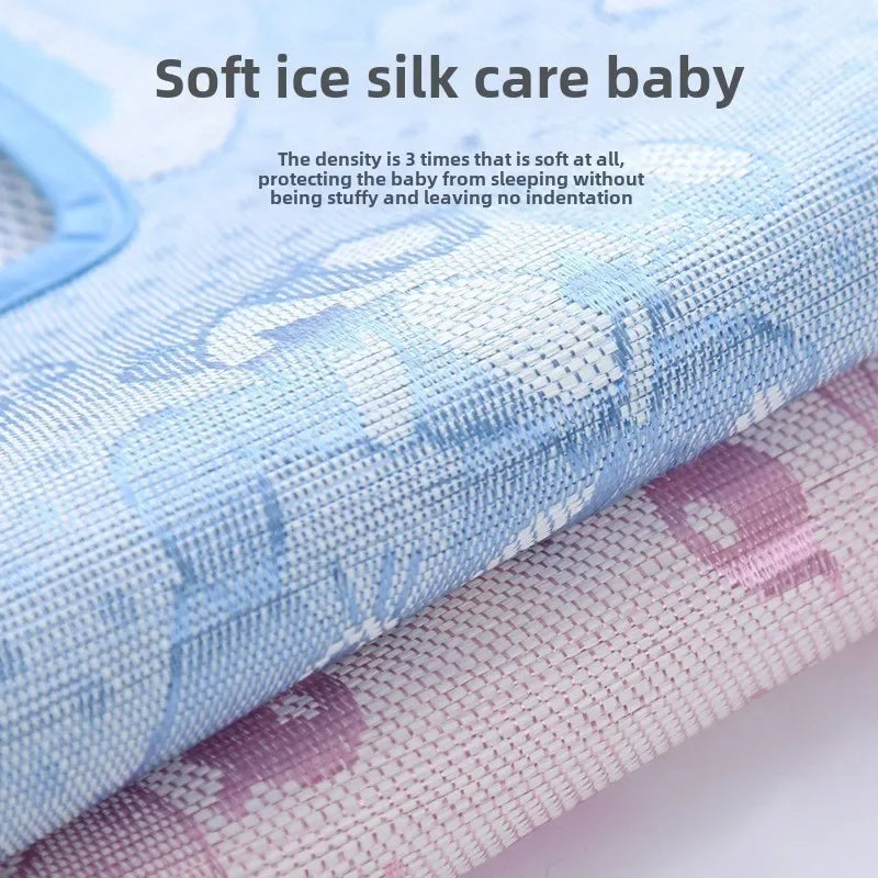 Universal Ice Fabric Car Seat Cooling Mat Washable Breathable Summer Baby Stroller Mat Baby Safety Seat Chair Cushion Pad Peaceful Pleasures Health and Wellness