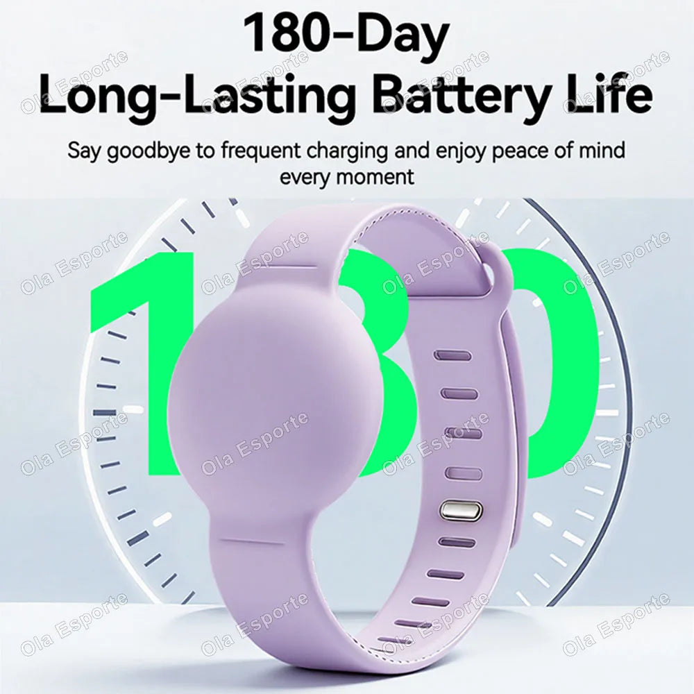 Silicone GPS Tracker Wristband | Waterproof Smart Locator Strap