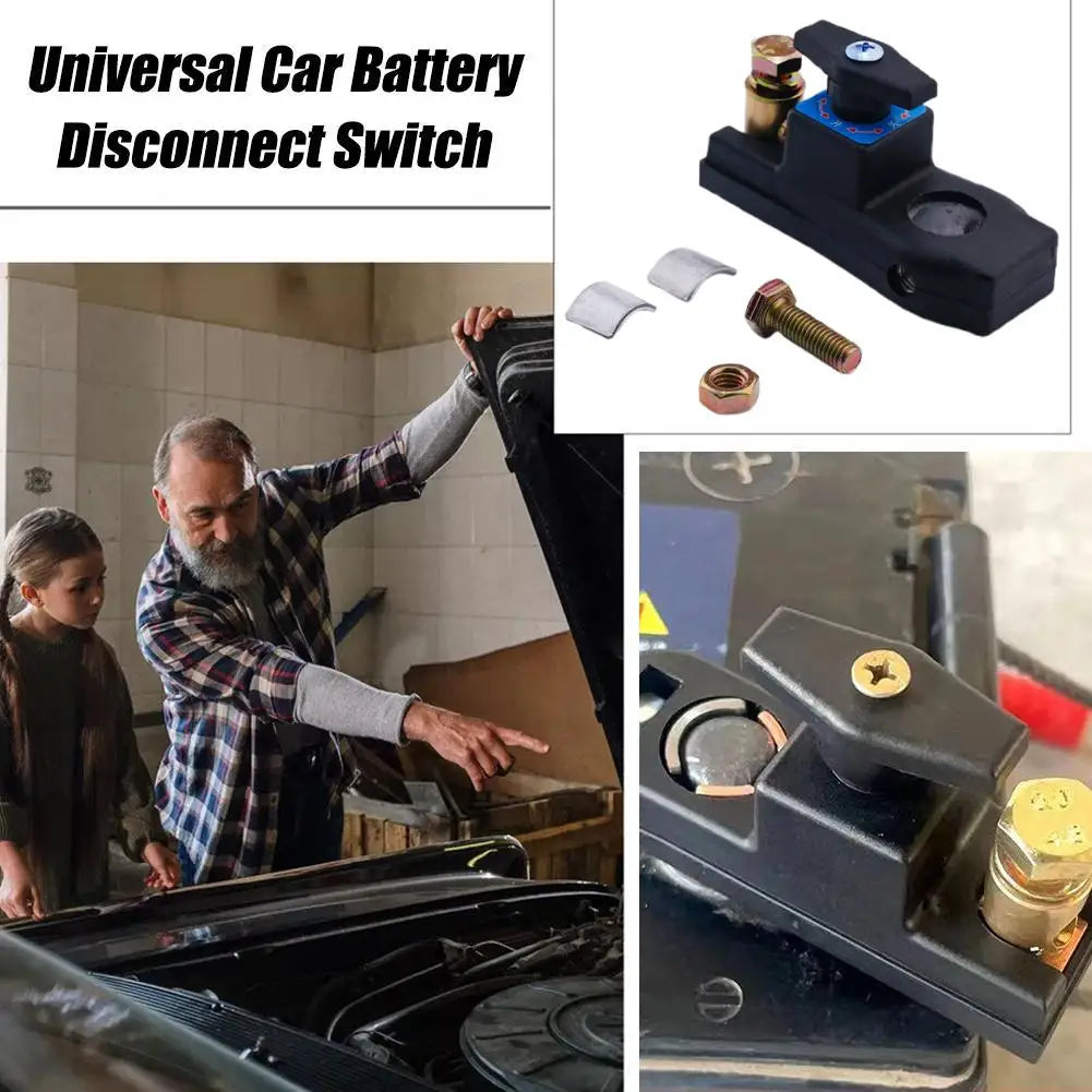 Car Battery Disconnect Switch Universal Cut Off Switch Car Boat Anti-leakage Disconnect Isolator Switch ﻿2025 12V 24V Peaceful Pleasures Health and Wellness