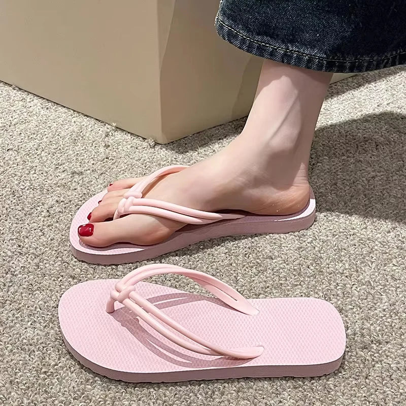 Women's Candy Color Flip Flops | Non-Slip Soft EVA Sandals