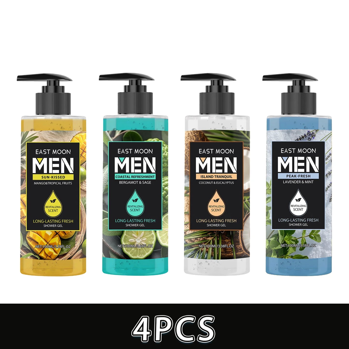 Men's Eucalyptus Coconut Body Wash | Deep Cleansing 100ml