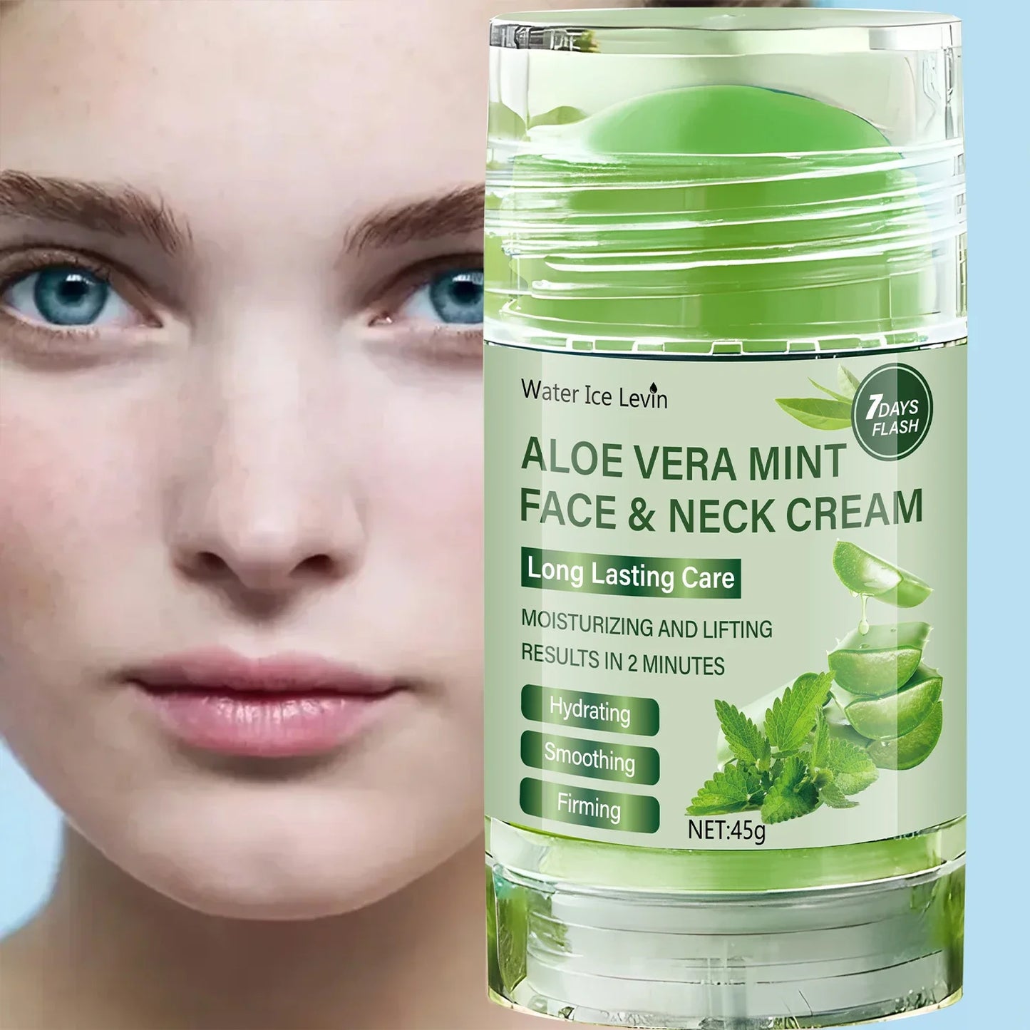 Aloe Vera Facial Firming Cream 45g | Hydrate & Brighten Skin