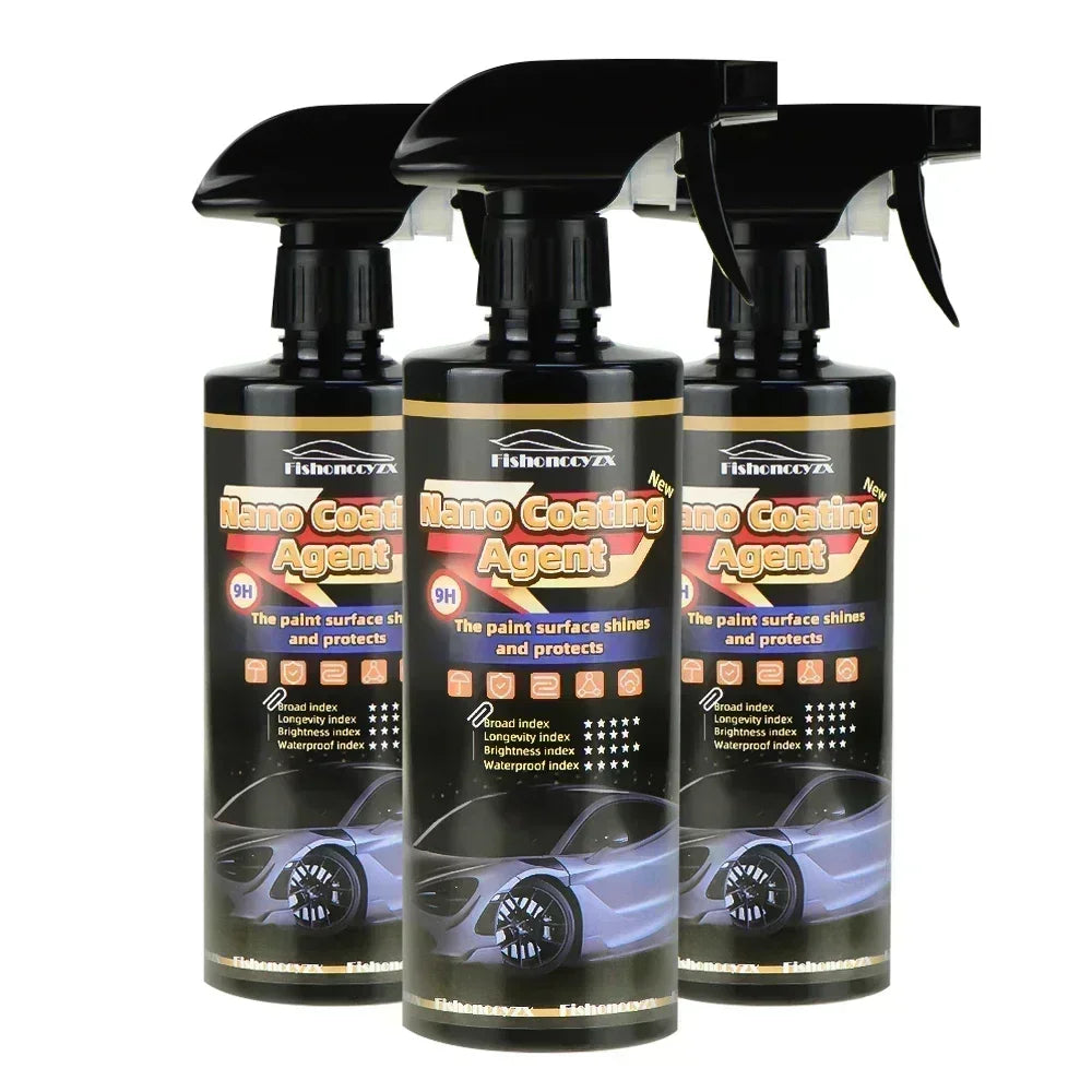 9H Nano Ceramic Car Coating Liquid Glass Plated Crystal Hydrophobic Waterproof Polishing Paint Hardness Car Polish Liquid Peaceful Pleasures Health and Wellness