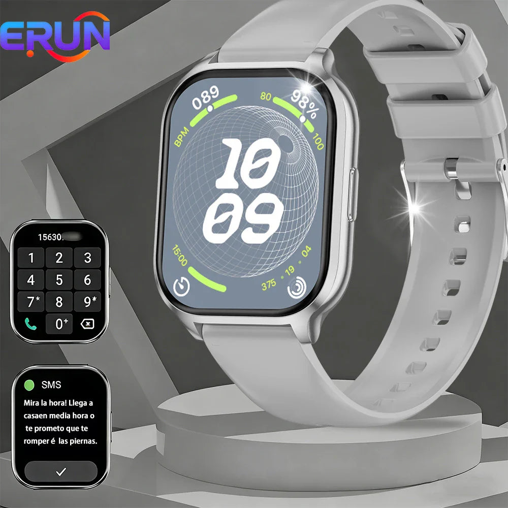 ERUN 1.83" Smart Watch – GPS, Fitness Tracker & Wireless Calls