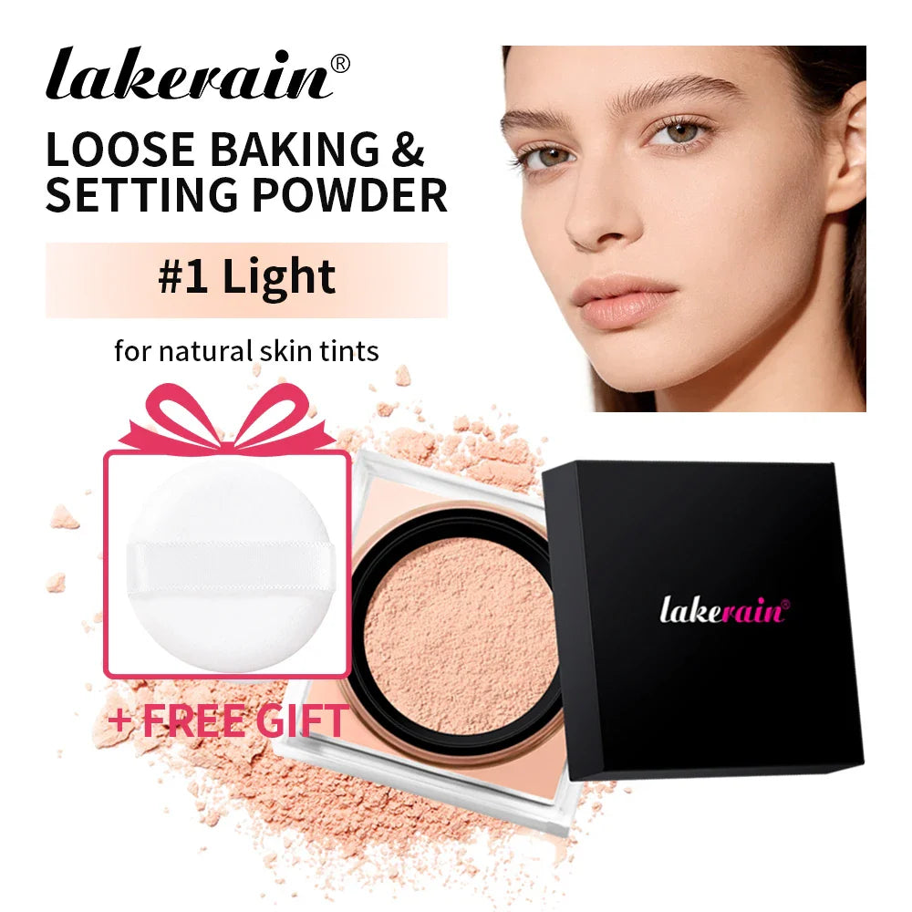 Loose Baking & Setting Powder – Matte Oil Control, 4 Shades