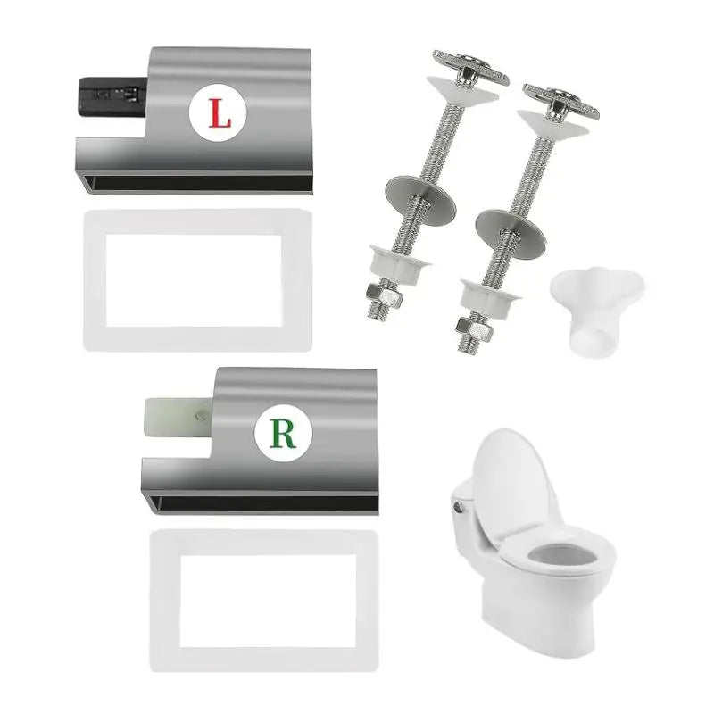 Soft Close Toilet Seat Hinge Replacement Set – Top Fix