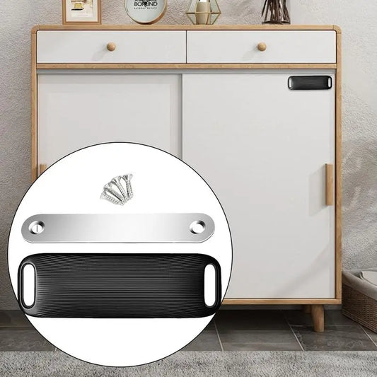 Magnetic Cabinet Latch – Strong Zinc Alloy Door Catch Cabinet Door Latch Peaceful Pleasures Health and Wellness black Brazil