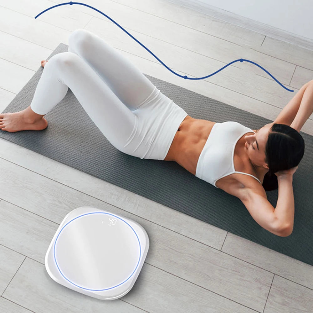 LED Definition Night Vision Electronic Scale 360 Degree Arc Light Household Body Fat Analyzer Intelligent Human Body Precision M Peaceful Pleasures Health and Wellness