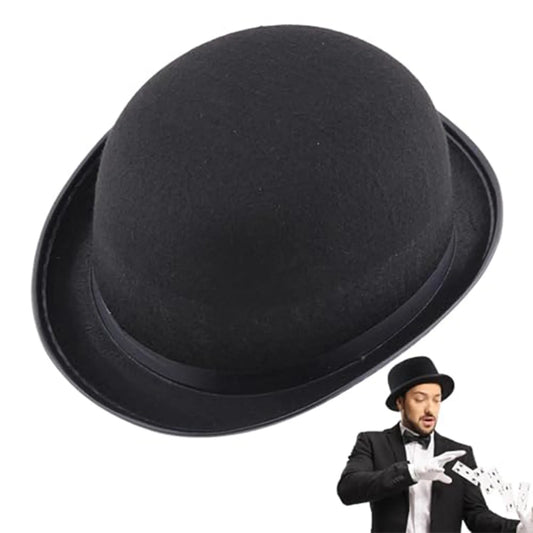 Classic Top Hats for Men Felt Tuxedo Costume Hat Chaplin Cosplay hat for Dress-Up Parties Costume Peaceful Pleasures Health and Wellness