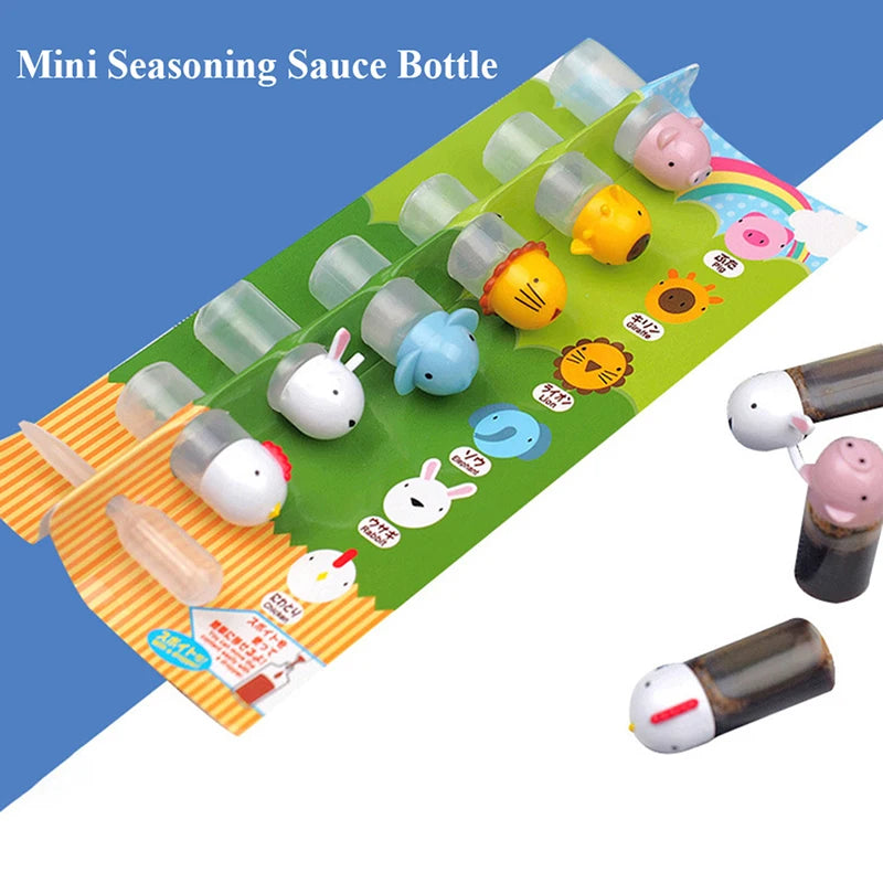 Mini Sauce Bottles for Bento Lunch Box | 25ml Condiment Jars