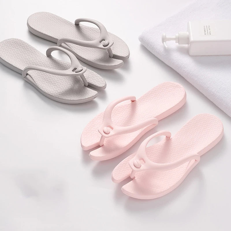 Women's Foldable Travel Flip-Flops | Summer Beach Flat Sandals