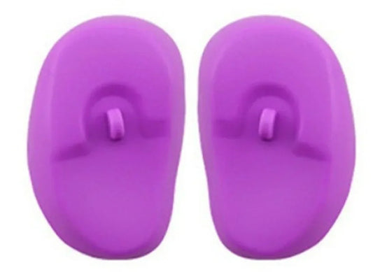 Silicone Ear Covers for Hair Dye | Reusable Salon Earmuffs Hair Dye Accessory Peaceful Pleasures Health and Wellness