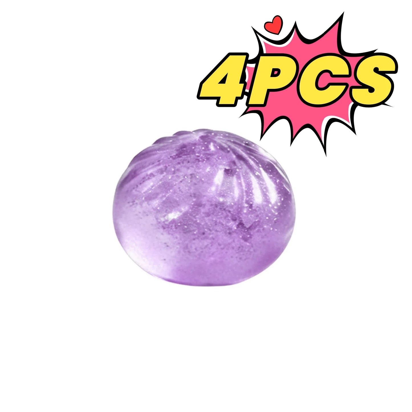 Bread Shaped Squeeze Stress Ball – 4 Colors | Kids & Adults