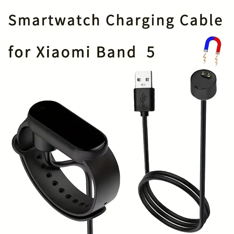 Magnetic USB Charger for Xiaomi Mi Band 5, 6 & 7 Peaceful Pleasures Health and Wellness