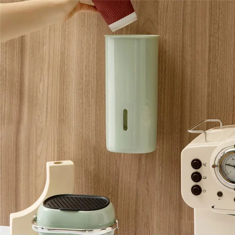 A36T-1Set Disposable Paper Cup Cup Taker Automatic Water Dispenser Cup Holder Space Saving B Peaceful Pleasures Health and Wellness